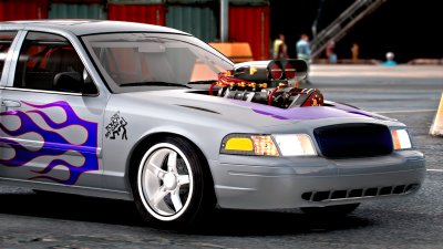 Drag Car 2008 Crown Victoria [Add-On / Replace | FiveM]