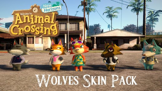 Animal Crossing Wolves Skin Pack