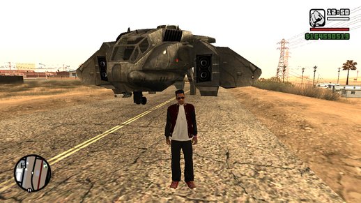 GTA Halo Pelican Dropship GGM Conversion