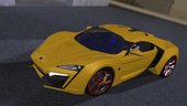 W Motors Lykan Hypersport (SA lights) [PC and mobile]