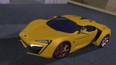 W Motors Lykan Hypersport (SA lights) [PC and mobile]