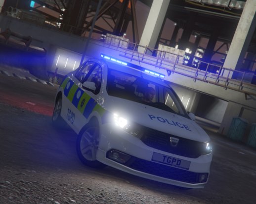 Dacia Logan 2019 Top Gear Police Departament [ELS]