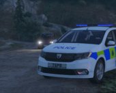 Dacia Logan 2019 Top Gear Police Departament [ELS]