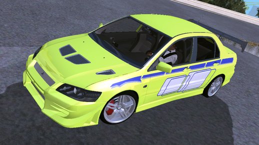 Mitsubishi Lancer Evolution VII DAMD (2Fast 2Furious) (fixed black cleo) for mobile