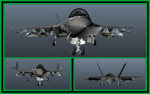F-35C Navy: Beast Mode [Add On] Custom Weapons-3D Missiles