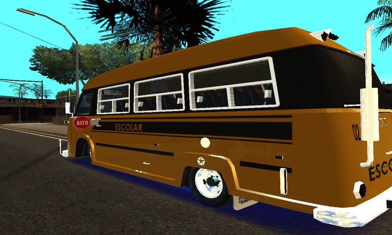 Download Dodge Bus Escolar (Hotdog) for GTA San Andreas