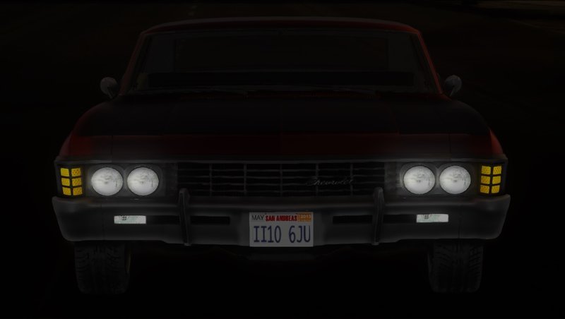 Chevrolet Impala 1967 Supernatural para GTA San Andreas
