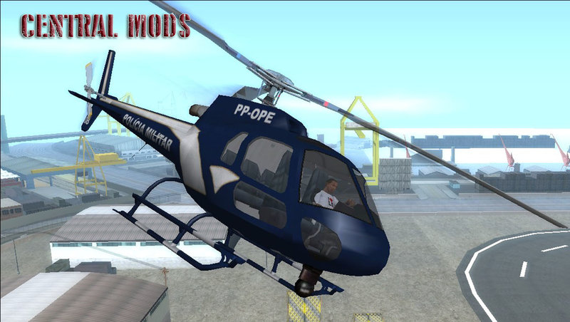 GTA San Andreas Helicóptero Esquilo Modelo H350 BA - Fenix GAM Mod -  