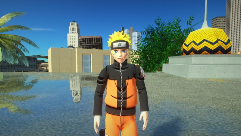 GTA San Andreas Naruto Skin HD For Android Mod 