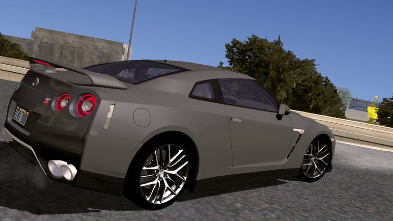 Realistic Nissan GT-R R35 Supreme X Louis Vuitto for GTA San Andreas  Definitive Edition