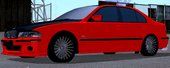 BMW E39 Red Black