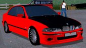 BMW E39 Red Black