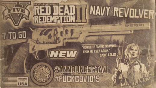GTA V/RDR 2 Navy Revolver [New GTAinside.com Release]