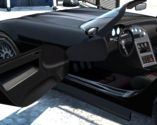 GTA V Bravado Banshee (HQ Interior + working steering wheel)