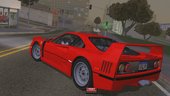 Ferrari F40 (US-Spec & EU-Spec) for mobile