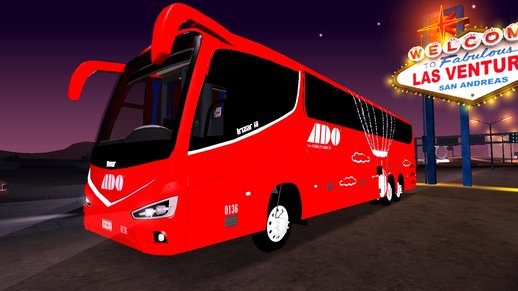 Autobus Scania Irizar i8 de ADO (Rojo)