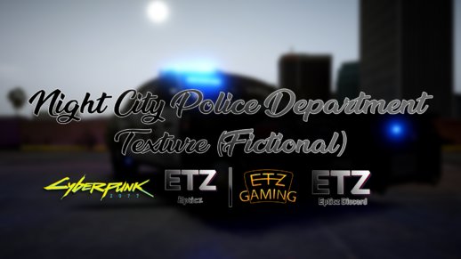 Night City Police Department Texture (Cyberpunk 2077 - Fictional)