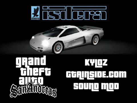 GTA SA Need For Speed 2 Isdera Commendatore 112i Car Sound Mod