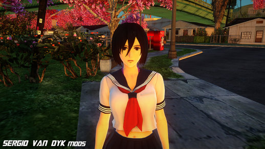 Mikasa Ackerman Sailor School