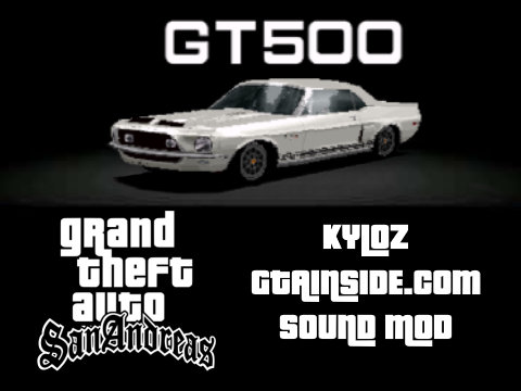 Gran Turismo 2 Shelby GT500 1968 Car Sound Mod