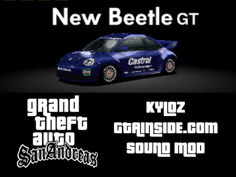 Gran Turismo 2 Volkswagen New Beetle GT Car Sound Mod