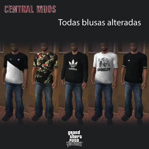PLAYER Carlos GTA Brasil Alpha 0.2 with 88 new clothes