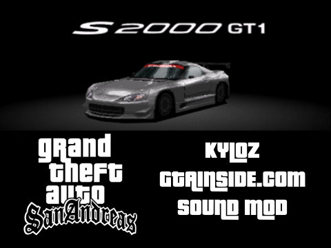 Gran Turismo 2 Honda S2000 GT1 1999 Car Sound Mod