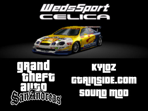 Gran Turismo 2 Toyota Weds Sport Celica GT 1999 Car Sound Mod