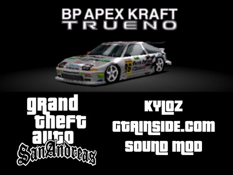 Gran Turismo 2 Toyota BP Apex Kraft Trueno GT 1999 Car Sound Mod