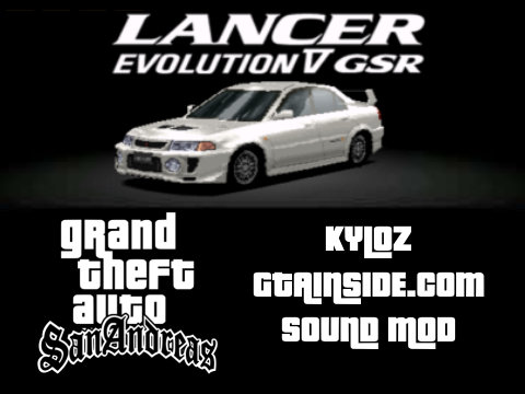 Gran Turismo 2 Mitsubishi Lancer Evolution V GSR 1998 Car Sound Mod