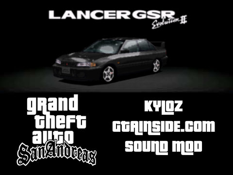 Gran Turismo 2 Mitsubishi Lancer Evolution II GSR 1994 Car Sound Mod