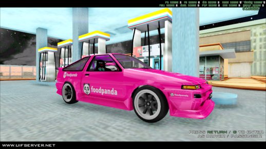 Toyota Corolla AE86 Foodpanda