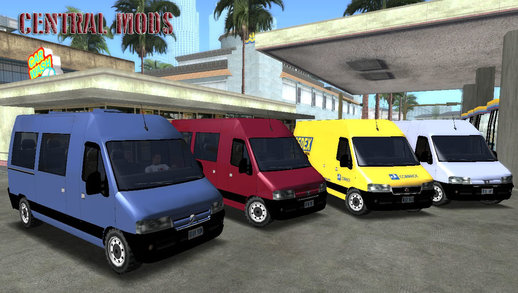 Fiat Ducato - Peugeot Boxer - Citroen Jumper (3x1+4) v2 