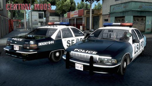 Chevrolet Caprice 1992 (LSPD e SFPD) - Improved 