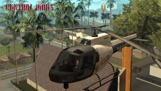 Helicóptero Esquilo Modelo H350 BA - PMESP (Pintura Antiga nova) 