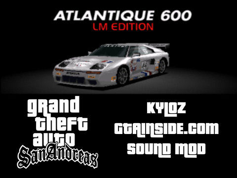 Gran Turismo 2 Venturi Atlantique 600 LM Edition 1995 Car Sound Mod