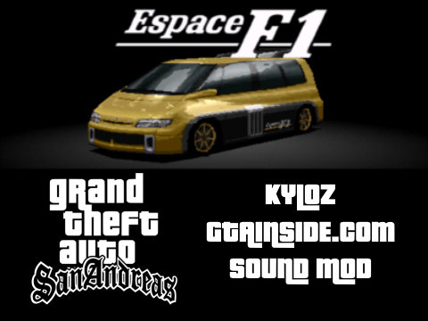 Gran Turismo 2 Renault Espace F1 Car Sound Mod