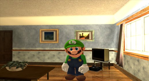 Mario (Luigi costume)