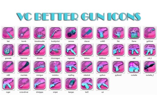 VC Better Gun Icons