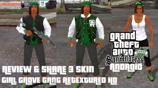 Grove Street Girls Skin for Android