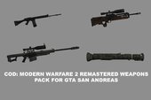 COD: Modern Warfare 2 Remastered Weapons Pack