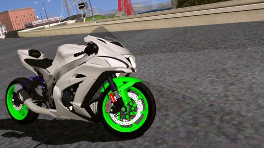 Kawasaki Ninja ZX10 RR Longarm (SA lights) for mobile