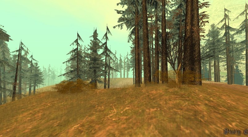 GTA San Andreas PS2 Vegetation for Mobile (version from 22.09.22