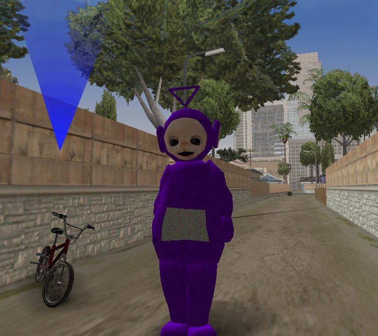 Slendytubbies 3 Tinky Winky Skin for GTA San Andreas