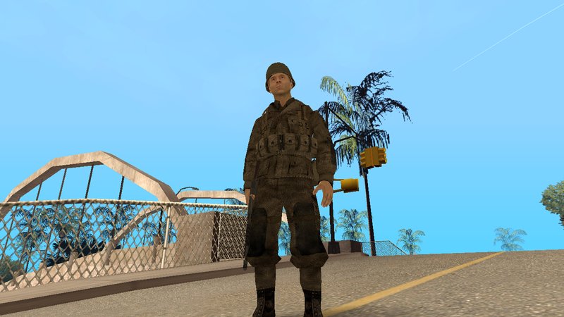 GTA San Andreas US Tank crewman ww2, Tanquista US ww2 , Tanquista WW2 Mod 