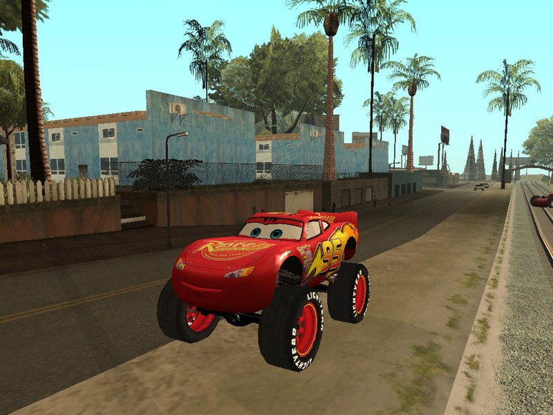 GTA San Andreas Tuned McQueens from Cars Race-o-Rama Mod 