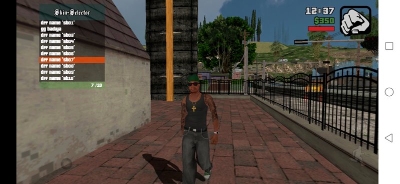 GTA San Andreas Skin Selector Add-on for Android Mod - GTAinside.com