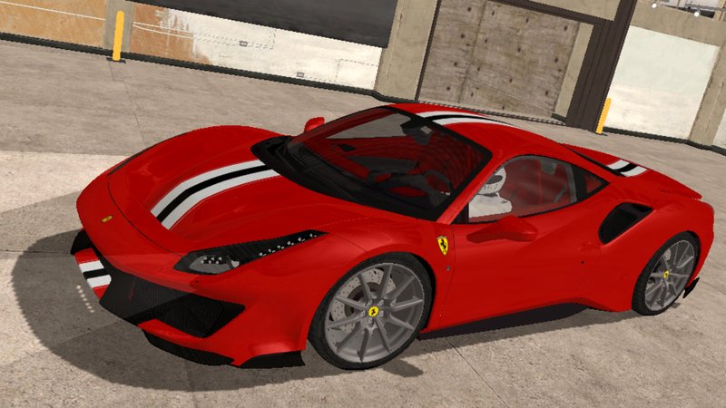 Ferrari 488 Low para GTA San Andreas