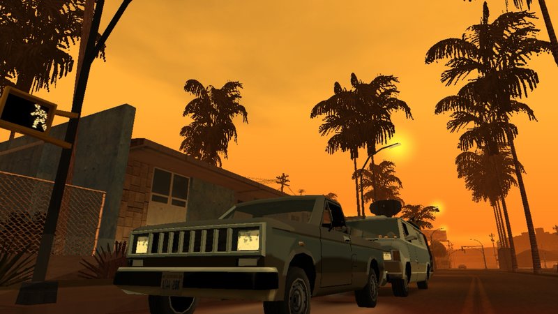 GTA San Andreas PS2 Vegetation for Mobile (version from 22.09.22