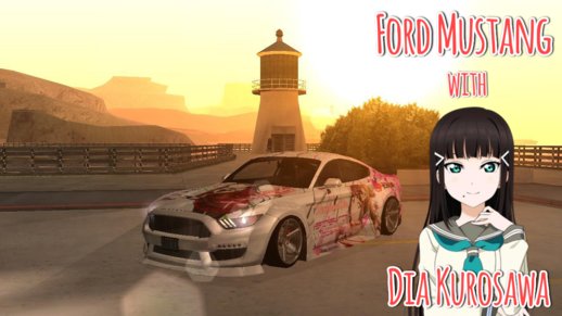 2015 Ford Mustang with Kurosawa Dia Paintjob